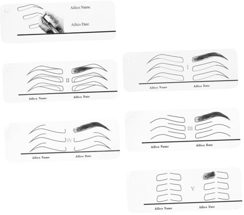 SHERCHPRY Stencil Per Sopracciglia Donna Modellatore Per Trucco Sopracciglia Stencil Per Strumento Per Disegnare Di Per Trucco