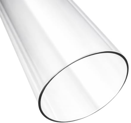 WSL Ersatzglas Glasrohr Feuerrohr Ø 10 x 125,5 cm für Pyramide, Heizstrahler & Terrassenheizer – Borosilikat | Hitzebeständig & Hochwertig