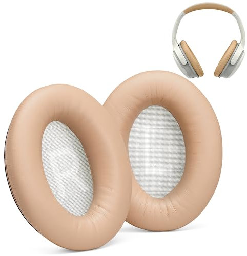 AHG SoundLink AE2 ear pads cushions compatible with Bose SoundLink AE2 / Bose SoundLink Around Ear ii wireless headphones (Beige). Premium Protein Leather | Extra Thick FlexiSoft Foam | Durable