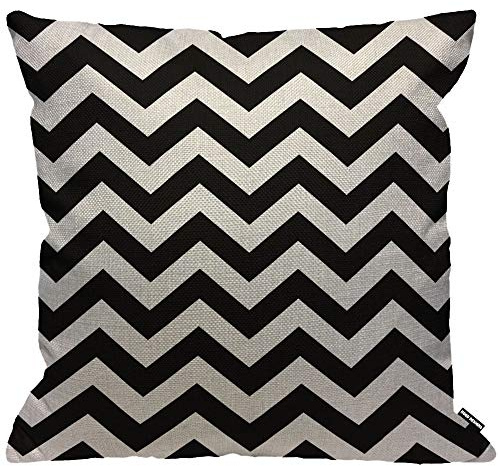 HGOD DESIGNS Kissenbezug Chevron Hipster Boho Chic Azteke Stammesangehörige Mexikanisch Textur Zickzack Kissenhülle Haus Dekorativ Für Wohnzimmer Schlafzimmer Sofa Stuhl Kissenbezüge 45X45cm