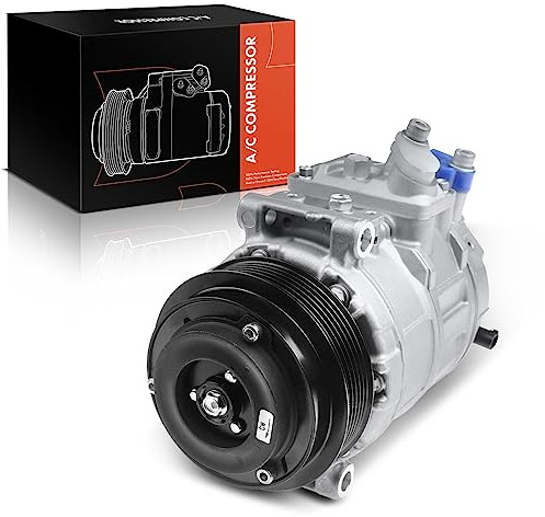 Frankberg Klimaanlagen Kompressor mit Kupplung Replace# 0002306511 | Kompatibel mit E-Klasse W210 W211 W212 SLK R170 C-Klasse W203 CLK C208 C209 CLS C218 C219 , inkl. Öl vorbereift