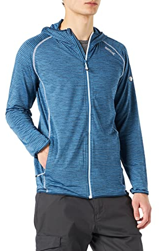 Regatta Yonder Herren-Fleece mit Kapuze und durchgehendem Reißverschluss. Zum Wandern geeignet.