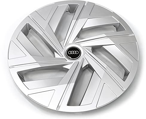 Audi 89A601147A Radzierkappe (1 Stück) Radkappe 19 Zoll Radzierblende, Silber
