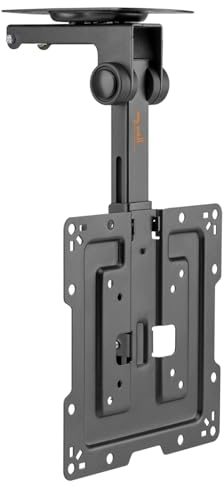 My Wall HL 45-2 L supporto da soffitto per monitor Nero Inclinabile, Girevole, Supporto a soffitto