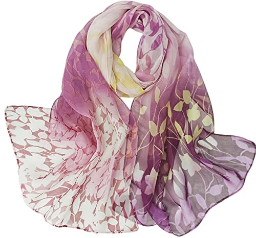 FAIRYGATE Schals & Tücher für Damen Modischer Damen Schal Stola Halstuch Tuch aus Chiffon für Frühling Sommer Ganzjährig