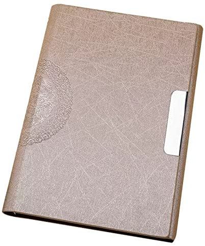 SAFWEL Notizheft liniert Spiralhefter Notizbuch College liniert Tagebuch dick liniertes Papier Notizbuch Hardcover kleine Mini-Notizbücher mit Stiften for die Arbeit Tagesplaner (Color : Beige)