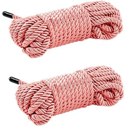 2 Stücke Bondage Seil Fesselseil 8m×6mm SM Bondage Rope Für Anfänger Paare | Fesselspiele, Allzweckseil, Bondage Set, Robuste & weiche, Fesselseil, Sex Seil Set, Fetisch Sm Spiel, BDSM Zubehör