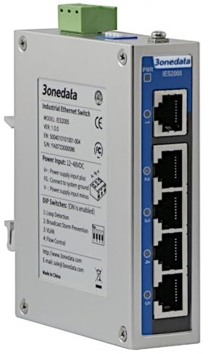 digitX IES2005L-MKC, Commutateur industriel Ethernet non managé avec 5 ports RJ45