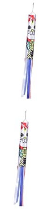 BESPORTBLE 2stücke Festliche -windsock-flagge Für Garten Dekorative Windflagge Strapazierfähigem Wetterfest Und Leicht Für Außenbereich Und Gartenfestlichkeiten