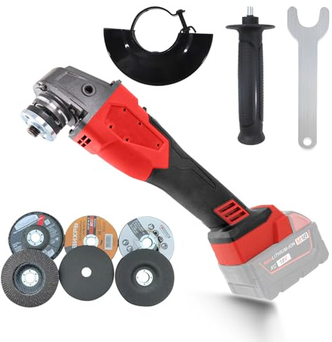 Akku-Winkelschleifer für Milwaukee M18 18 V Akku, 125 mm Akku-Schleifer mit bürstenlosem Motor, 12000 U/min elektrisches Schleifwerkzeug zum Schneiden, Schleifen und Polieren (keine Batterie)