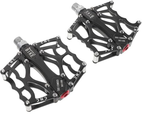 BESTonZON Fahrradpedal Aus Nylon rutschfest Abriebfest Für Mountainbikes Schwarz Mittlere Pedalplatten