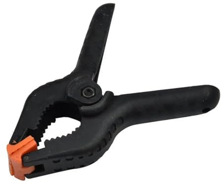 Morsetti a molla in plastica nera con clip a A for lavorazione del legno da 3/4/6 pollici, utensili manuali, 1 pz.(4 inch)
