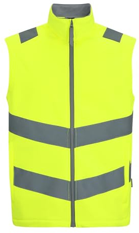 Regatta Professional Men's Contract Ablaze Softshell Hi-Vis Pro Bodywarmer
