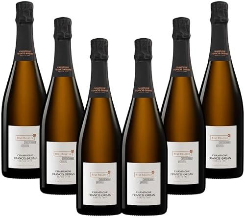 Francis Orban Brut Réserve Vielles Vignes - Champagne - Lot de 6 bouteilles de 75 cl