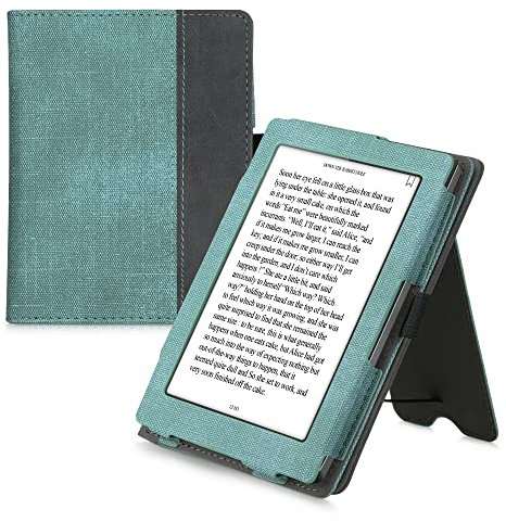 kwmobile Étui pour liseuse électronique Kobo Aura Edition 1 - Housse Rabat liseuse en suède