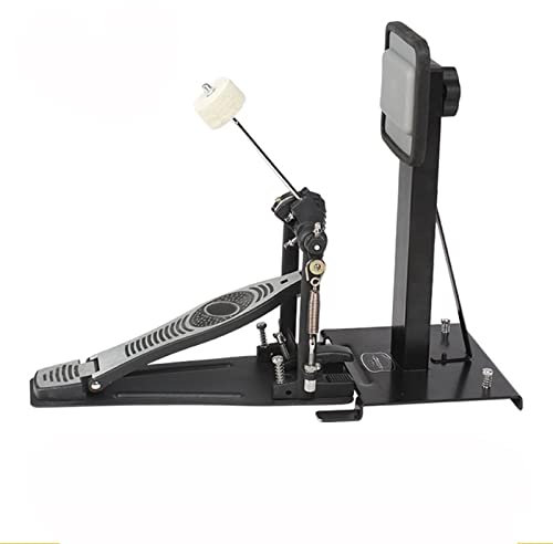TSTS Drum Foot Kick Base Drum Practicer Kit Drum Kick Drum Pad Single Kick Trommel (Color : Upgraded Single Step)