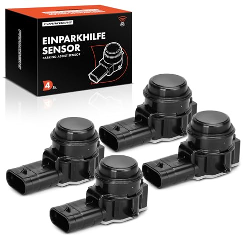 Frankberg 4X Parksensor Parking Asist Sensor 3-polig Vorne Hinten | Kompatibel mit A-Klasse W176 A 160 A 160 CDI/d A 180 A 200 A 200 CDI B-Klasse W242 W246B 180 B 180 CDI Replace# A0009050342