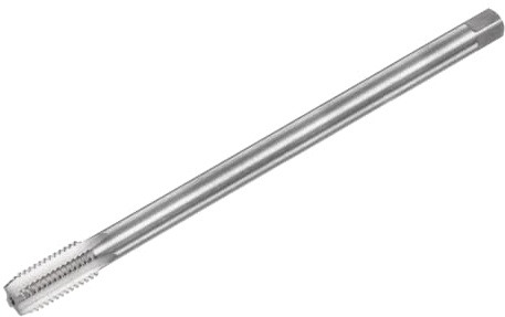 sourcing map Taraud à filetage métrique M14 x 2 H2 200 mm extra long à cannelure droite pour fraiseuse tarauds tarauds outil de réparation