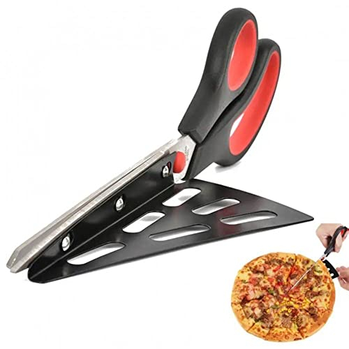 HiyyFloy Tijeras para Pizza, Cortador De Pizza De Acero Inoxidable con Tijeras De Cocina Multifuncionales Desmontables, Utensilio De Cocina para Restaurante
