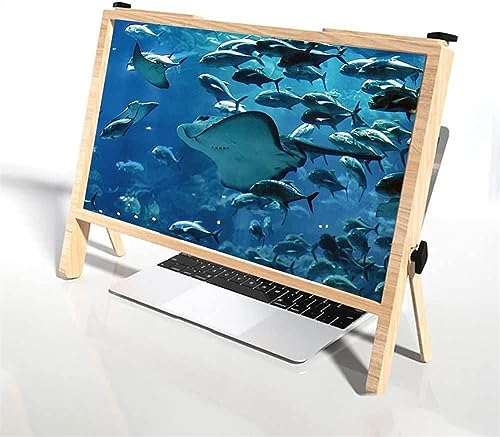 OYYMTE Bildschirmlupe for Computermonitor, 21-Zoll-Ultra-Clear-Laptop-Verstärker, Telefon-Bildschirmvergrößerungsprojektor
