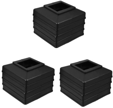 jojofuny 12pcs Fence Post Skirt Cover Easy Install Trim for Outdoor Fences Versatile Base Caps for Garden and Deck Posts Aesthetic Appeal