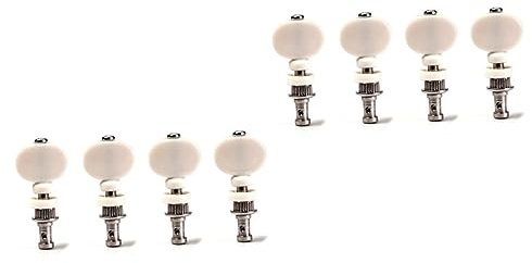 Vaguelly 8 Pcs String Clip-auf Tuner Für Ukulele Tuning Pegs Set Kunststoff Taste Tuning Maschinen Finish