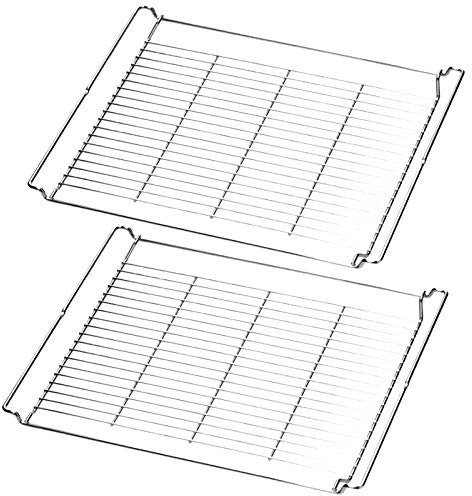 SPARES2GO HBBR71 Type Baking and Roasting Rack Shelf for Miele Oven (Pack of 2, 450mm x 385mm)