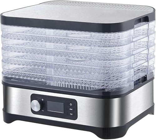 ZHJOPP Food Dehydrator Fruit Dryer Mini Fruit Dehydrator With Adjustable Temperature Control Better To Dry Fruits, Meats And Vegetables