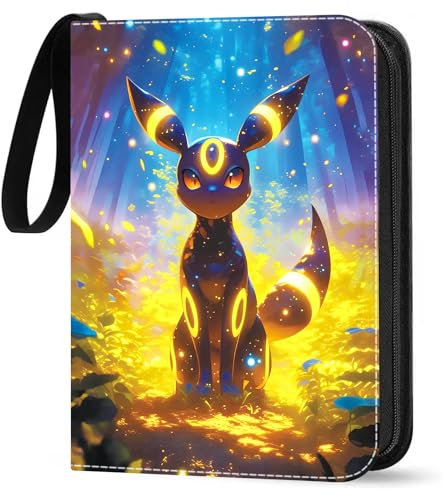 Sammelalbum für Karten, Sammelkarten Album 50 Seiten 400 Karten Kapazität, Sammelbuch Sammelmappe Karten Ordner Sammelheft, Tragbarer Kartenhalter Karten-Kollektion Geschenk für Kinder