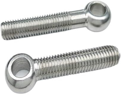 Ringschrauben aus Edelstahl, Haken, Ringschraubenring, 2 Stück Ringschrauben M14 * 50~200 mm, 304 Edelstahl, Maschinenschulter-Hebeösenschrauben, Bolzen, O-Ring-Kopf, Achsen-Ringschraube(M14x50mm)