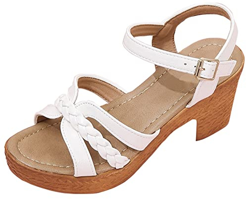 Luadnysin Sandales Femme Talon Compensé Noir Chausson 38 Été Espadrilles Compensées Chaussure Confortable Sandale Chaussures Fille Chic Et Orthopédique Espadrille Escarpins Compensés #