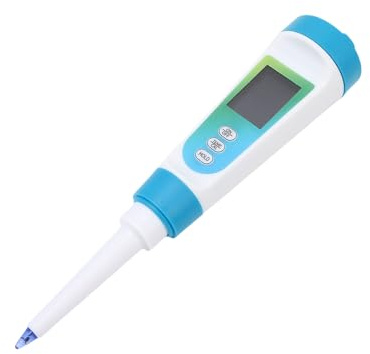 Depisuta Digitales PH-Messgerät für Lebensmittel, 0,01 Hochgenaue PH-Sonde mit Automatischer ATC-Kalibrierung und LCD-Bildschirm, Lebensmittel-pH-Tester für Sauerteig, Brot, Käse,