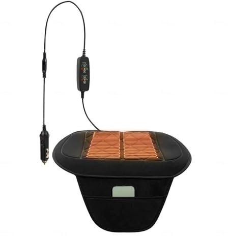 Wizvox Pkw Sitzauflage, Winter 𝐒𝐢𝐭𝒛𝒉𝐞𝐢𝒛𝐮𝒏𝒈 𝐀𝐮𝐭𝐨 Bequemer Sitzbezug Vorn Zum Fahren Geeignet 1 Stück,B-MitTasche
