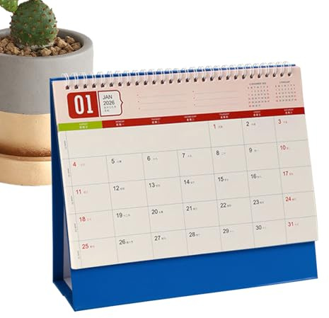 Celuicion Tischkalender Für Lehrerinnen Und Lehrer | 2026 Planer | Jahreskalender - Für Familie, Freunde, Schüler Und Lehrer, Zuhause, Innenbereich, Wohnzimmer, Schule, Büro