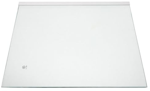 SHINEOFI Glass Refrigerator Shelf Replacement 33x30cm Tempered Glass Fridge Storage Partition with Simple Installation and Easy to Clean Feature for Home Kitchen Organisation