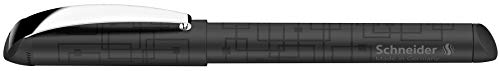 Schneider Glam VIP Füller (für Rechts- und Linkshänder, inkl. Tintenpatrone königsblau) schwarz 167733