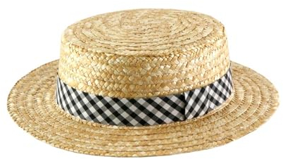 Marky - Boater Kreissäge Strohhut Herren Le Bouchon - Size 54 cm - Noir