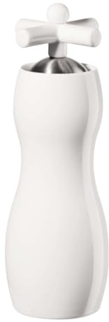 ASA 10391017 - Salero y pimentero (porcelana, 23,2 cm), color blanco