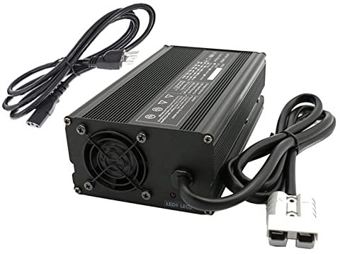 JMYSD Cargador De Baterías De 36V 48V 100AH ​​Cargador De Batería De Litio De Alta Potencia Adecuado para Barredoras Eléctricas, Aspiradoras, Robots,A,36V 18A