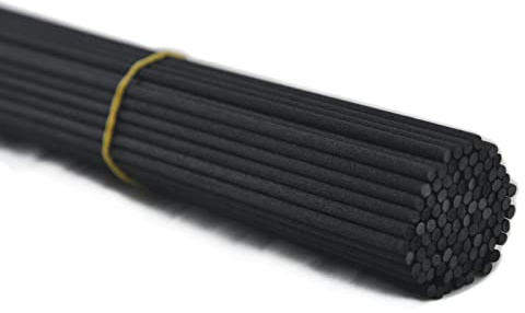 Kidlearn 100 STK. Diffusor-Stäbchen Aus Faser, Ätherische Öl-Diffusorstäbchen Für DIY Raumdüfte (35cm x3mm, Schwarz)