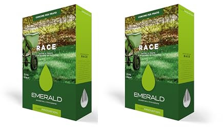 Emerald RACE Turf Innovation,CONCIME DI SPINTA VEGETATIVA Fertilizzante Granulare Primaverile e Autunnale,2kg (80mq) (2)