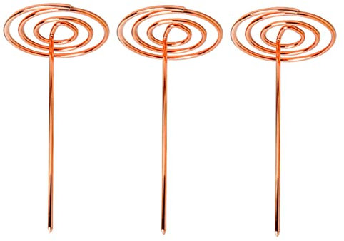 Operitacx Porte-Facture Métallique pour Menu Lot de 3 Anticorrosion Accessoire de Bureau et Restaurant Pratique pour Notes et Reçus