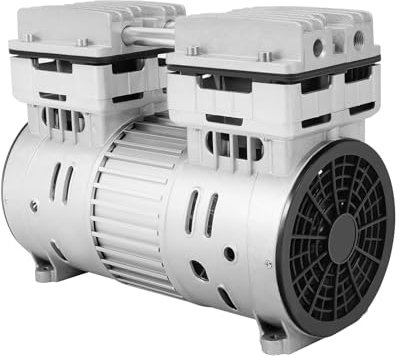 Compressore d'aria senza olio, 750 W, 8 bar, senza olio, 145 l/min, compressore d'aria silenzioso, compressore d'aria silenzioso, compressore d'aria e frigorifero, ecc