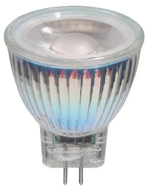 YXJX Low Voltage Bulbs, Pack of 20, LED COB Spotlight MR11 GU4 3W AC/DC12V Dimming 35mm Diameter Led Lamp Light Source(Natural White)