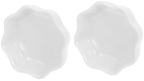 Didiseaon 2pcs Wear-resistant Ceramic Hamster Feeder Bowls for Hedgehog Feeding Bowl and Chinchilla Accessory, Household Porcelain Dish for Hamsters Sturdy, Washable Design