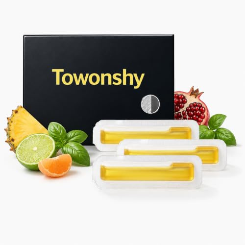 3PC Auto Lufterfrischer Herren Parfüm Nachfüllpackung – 3 Nachfüller für das Auto mit 3 Duftsorten: Smoky Pineapple, Limette-Basilikum-Mandarine-Duft und Granatapfel – Auto Duft Nachfüllpack – 3 x 3 g