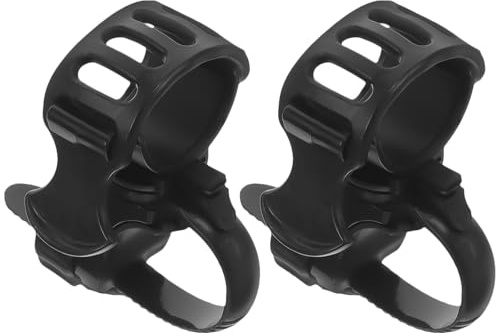 CORHAD Gehstockhalter für Rollstuhl 2 Stück Gummi Schwarz Zubehör | Gehstock und Walking Stick, Passend für Rollstuhl und E-scooter, Verstellbare Ausführung