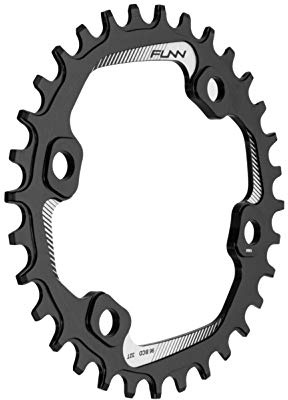 FUNN Solo Plateau Narrow Wide, BCD 96mm Asymétrique | Alu AL7075 CNC, dents alternées, bonne rétention de chaîne, évacuation de boue, usage VTT, BMX, route et gravel