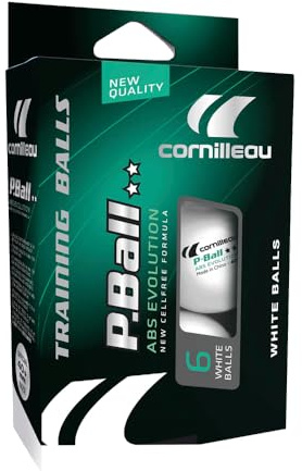 Cornilleau - P-Ball ABS Evolution 2 X6 330050 Blanc Taille Unique