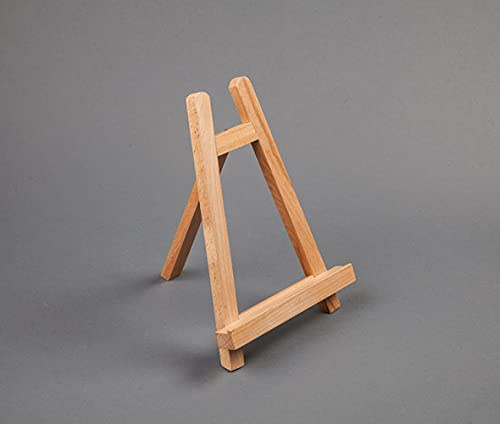Alplas Natural Beech A3 Folding Countertop Easel Menu Sign Holder Stand - for Retail Restaurant Coffee Shop Wedding Events Table Top Message Displays - Foldable & Easy Storage